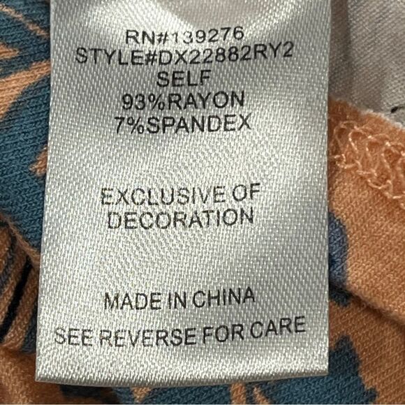 Daniel Rainn floral halter plus size blouse top size 3X - Picture 10 of 13